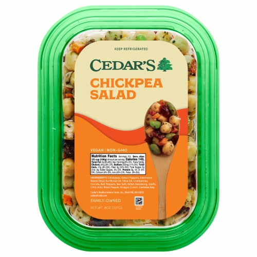 Cedar's Chickpea Salad Perspective: front