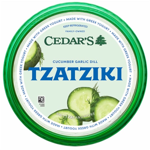 Cedar's Foods Cucumber Garlic Dill Tzatziki Perspective: front