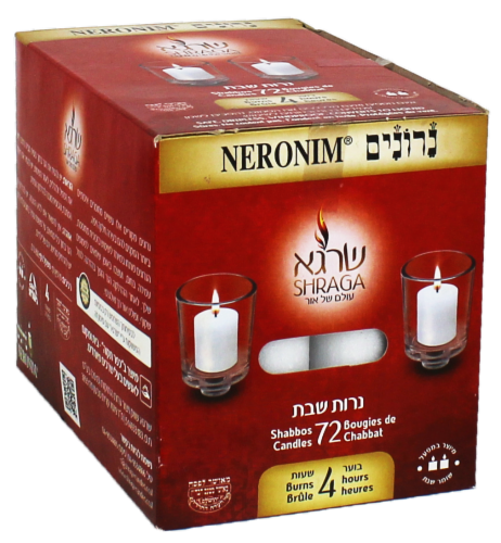 Neronim Shraga 4 Hours Candle Perspective: front