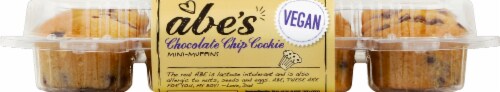 Abe's Chocolate Chip Vegan Muffins Perspective: front