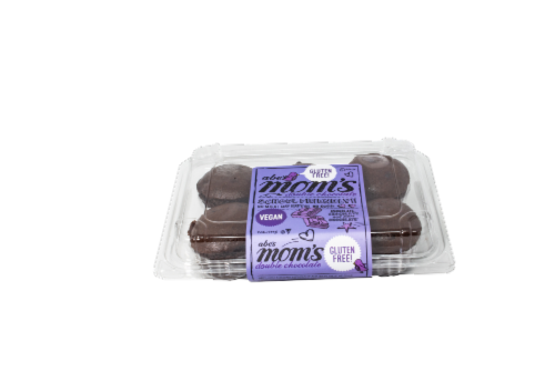 Abe's Mom's Vegan Mini Muffins Double Chocolate Perspective: front