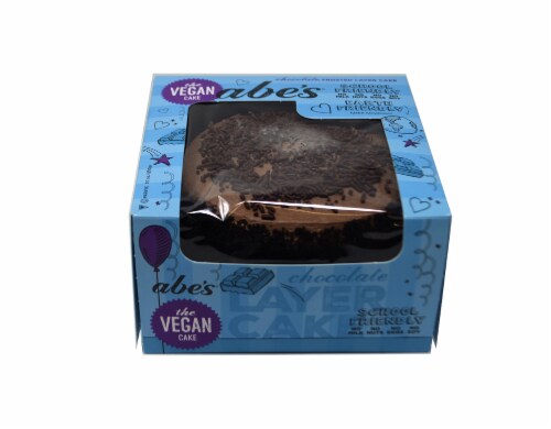 Abe's Vegan Chocolate Celebration Cake Perspective: front