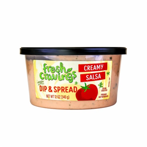 Fresh Cravings® Creamy Salsa Veggie Dip Perspective: front