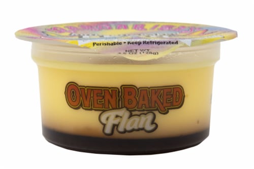 Margarita's Authentic Baked Flan Perspective: front