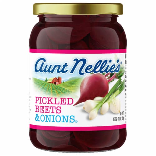 Aunt Nellie's® Pickled Beets & Onions Perspective: front