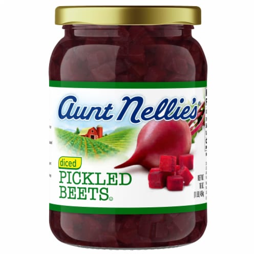 Aunt Nellie's® Diced Pickled Beets Perspective: front