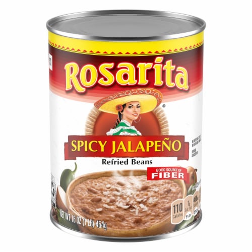Rosarita® Spicy Jalapeño Refried Beans Perspective: front