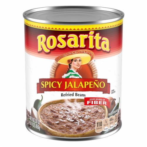 Rosarita Spicy Jalapeno Refried Beans Perspective: front