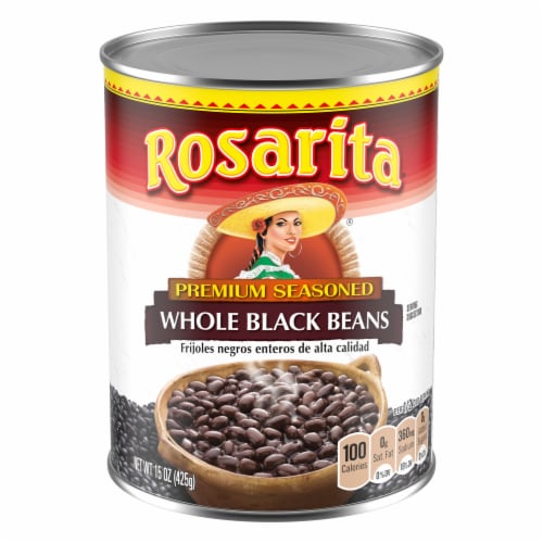 Rosarita® Whole Black Beans Perspective: front