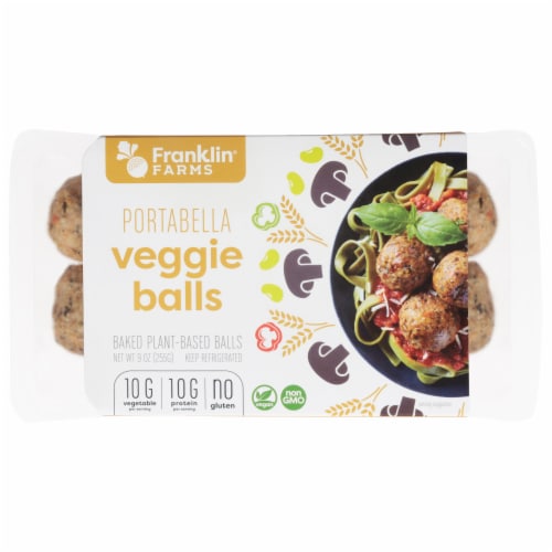 Franklin® Farms Portabello Veggie Balls Perspective: front