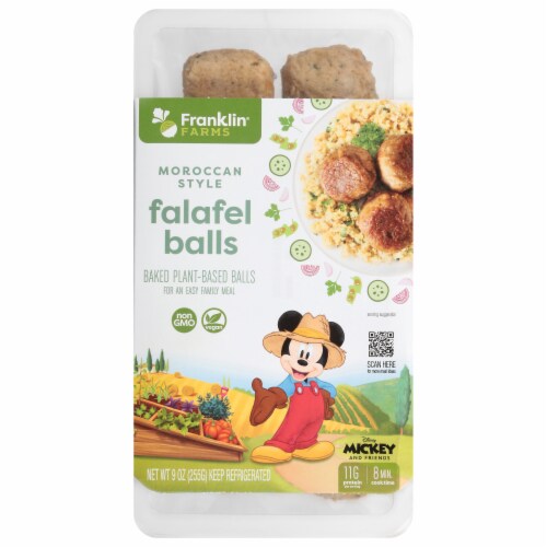 Franklin® Farms Baked Plant Based Falafel Balls Perspective: front
