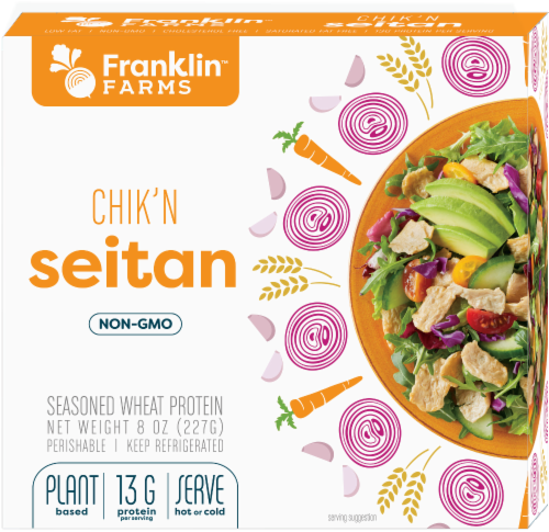 Franklin Farms Plant-Based Chik'n Seitan Perspective: front