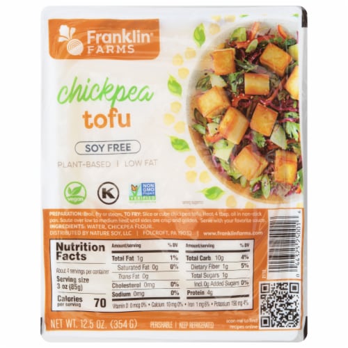 Franklin Farms® Soy Free Chickpea Tofu Perspective: front