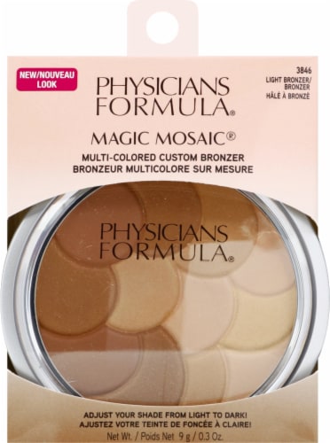 Physicians Formula Magic Mosaic 3846 Light Multi-Colored Bronzer Pressed Powder Perspective: front