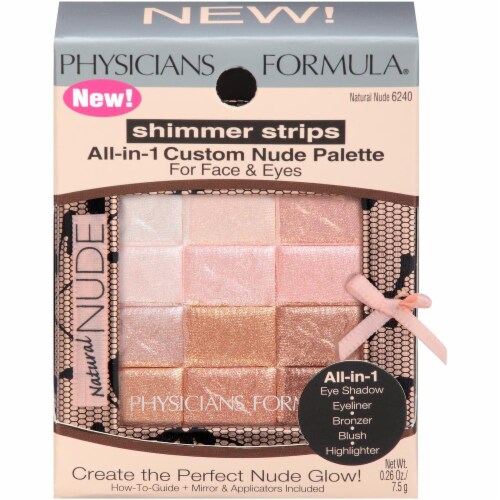 Physicians Formula Warm Nude Palette Shimmer Strip Perspective: front