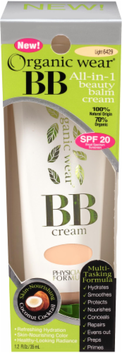Physicians Formula Organic Wear BB All-in-1 Beauty Balm Cream SPF 20 Light 6429 Perspective: front