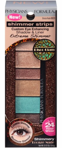 Physicians Formula Shimmer Strips Disco Glam Bronze Nude 6633 Eye Shadow & Liner Perspective: front