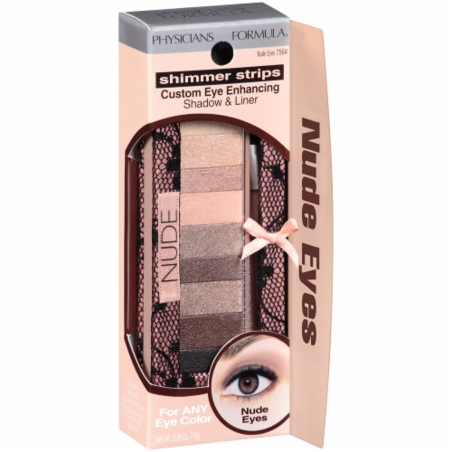 Physicians Formula Shimmer Strips Nude Eyeshadow & Liner Perspective: front