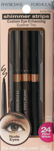 Physicians Formula Shimmer Strips Custom Eye Enhancing 7568 Nude Eyes Eyeliner Trio Perspective: front