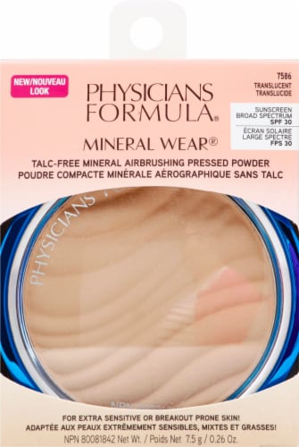 Physicians Formula Mineral Wear Airbrushing 7586 Translucent Pressed Powder Perspective: front