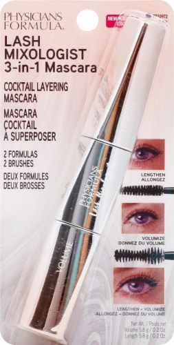 Physicians Formula Lash Mixologist Black Cocktail Layering Mascara Perspective: front
