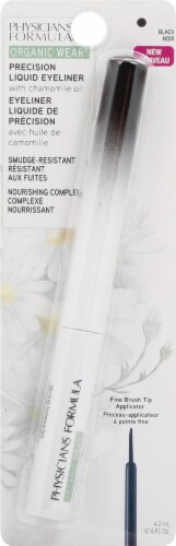 Physicians Formula Organic Wear Black Precision Liquid Eyeliner Perspective: front