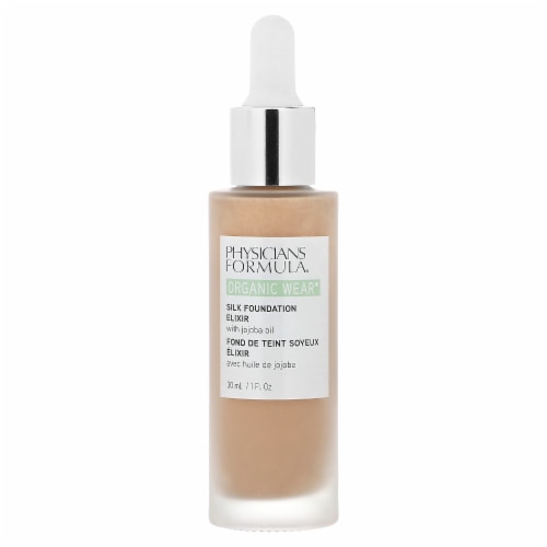 Physicians Formula Organic Wear 02 Fair to Light Silk Foundation Elixir Perspective: front
