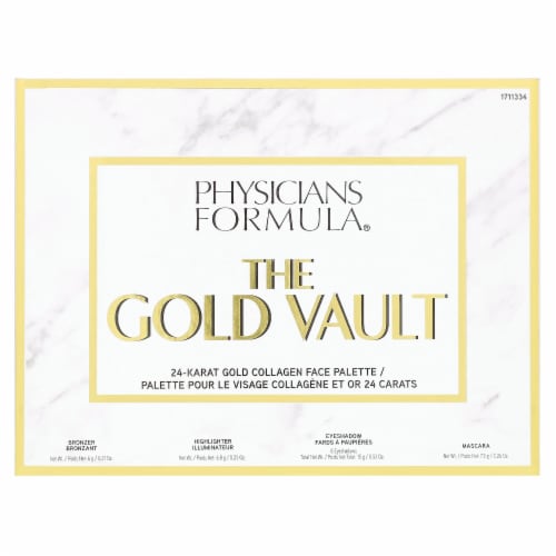 Physicians Formula The Gold Vault 24-Karat Gold Collagen Face Palette Perspective: front