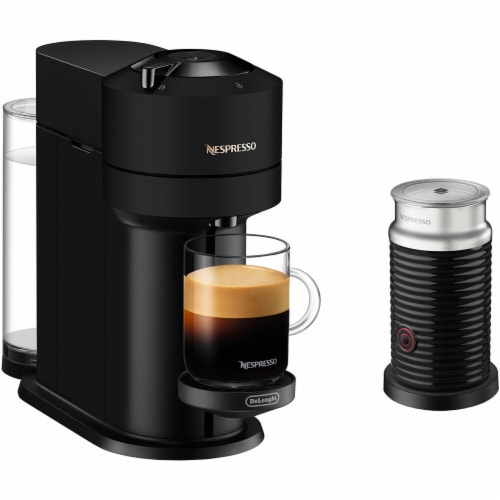 De'Longhi Nespresso Vertuo Next Premium Coffee & Espresso Maker with Milk Frother - Black Perspective: front