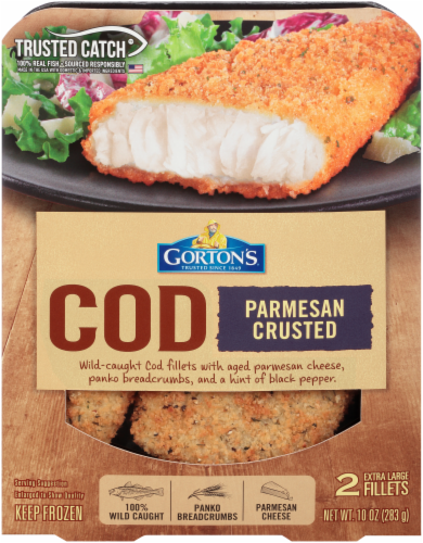Gorton's Parmesan Crusted Cod Perspective: front