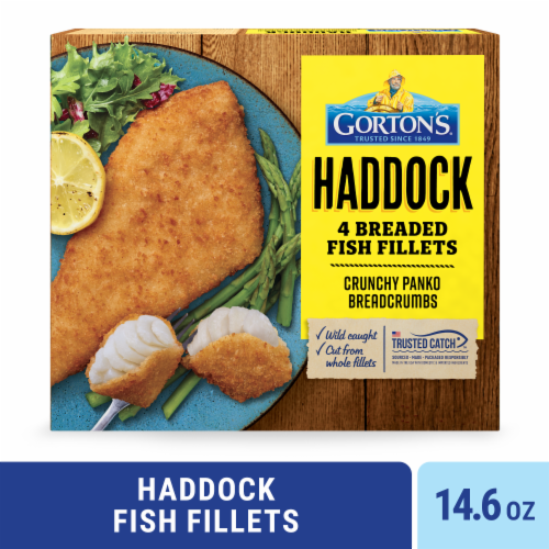 Gorton's Premium Haddock Fish Fillets Perspective: front