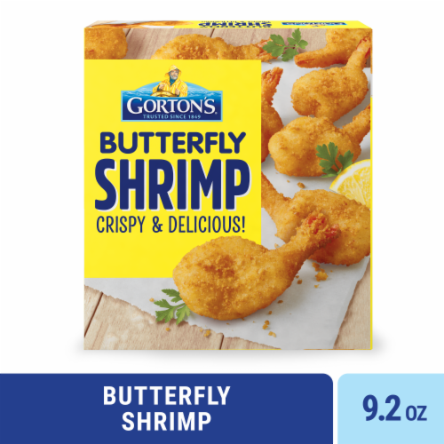 Gorton's® Butterfly Breaded Tail-On Shrimp Perspective: front