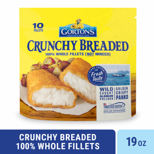 Gorton's® Crunchy Breaded Fish Fillets Perspective: front
