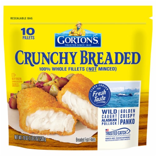 Gorton's® Crunchy Breaded Fish Fillets Perspective: front