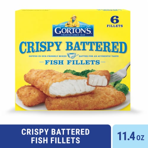 Gorton's® Crispy Battered Frozen Fish Fillets Perspective: front