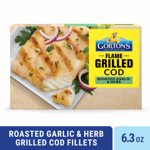 Gorton s Natural Catch Roasted Garlic Herb Grilled Cod Fillets