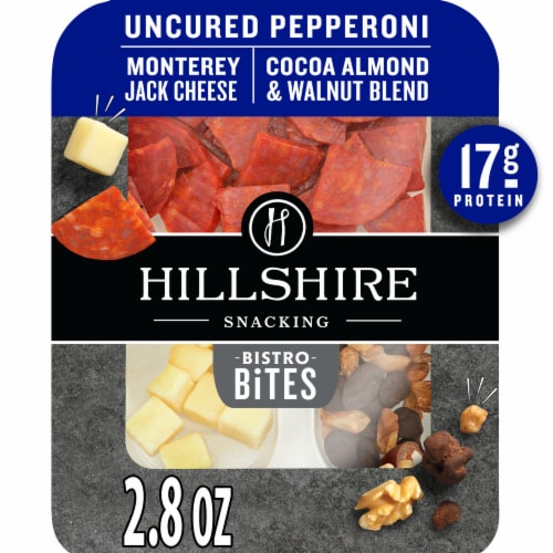 Hillshire® Farm Snacking Bistro Bites Pepperoni and Monterey Jack Cheese Perspective: front