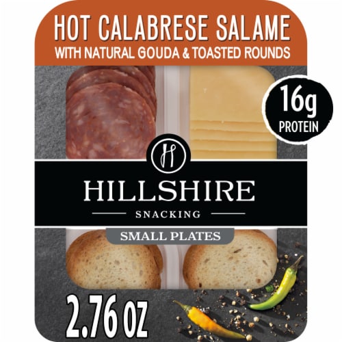 Hillshire® Snacking Small Plates Hot Calabrese Salame with Gouda Cheese Perspective: front