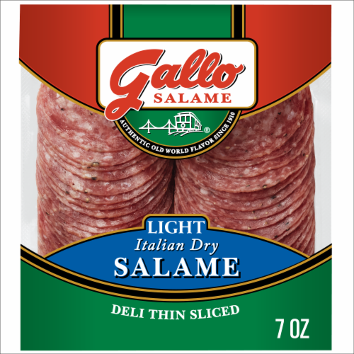 Gallo® Salame Deli Thin Sliced Light Italian Dry Salame Perspective: front
