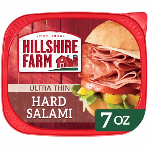 Hillshire Farm® Ultra Thin Uncured Hard Salami Perspective: front