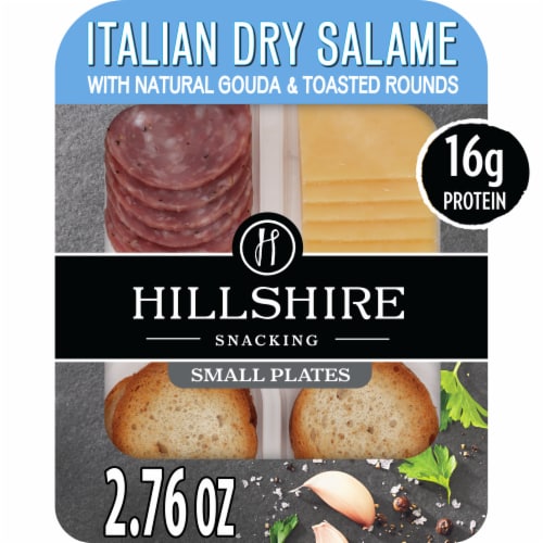 Hillshire® Snacking Small Plates Italian Dry Salami and Gouda Cheese Perspective: front
