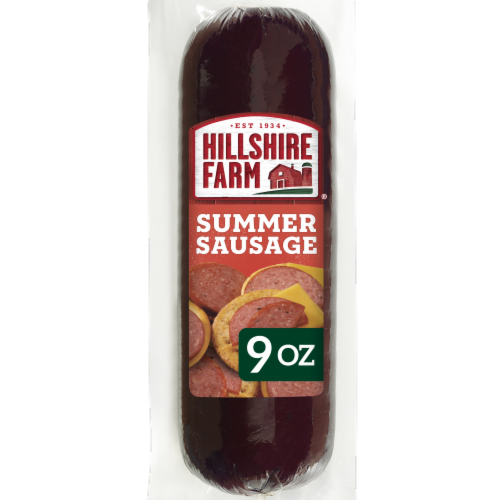 Hickory Farms Summer Sausage Semi-Dry Hardwood Smoked Farmhouse