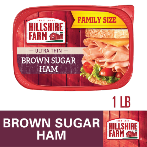 Hillshire Farm® Ultra Thin Sliced Brown Sugar Ham Lunch Meat Perspective: front