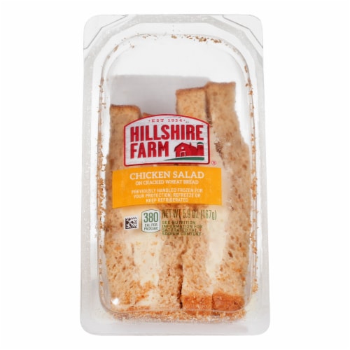 Hillshire Farm Chicken Salad on Cracked Wheat Bread Perspective: front