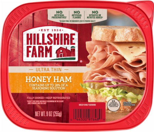 Hillshire Farm® Ultra Thin Sliced Honey Ham Deli Meat Perspective: front