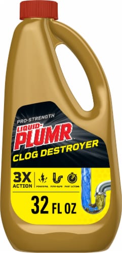 Liquid-Plumr Pro-Strength Clog Remover Gel with PipeGuard Perspective: front