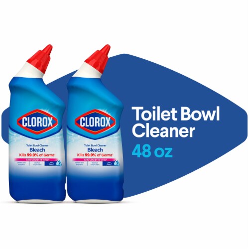 Clorox Rain Clean Bleach Toilet Bowl Cleaner Perspective: front