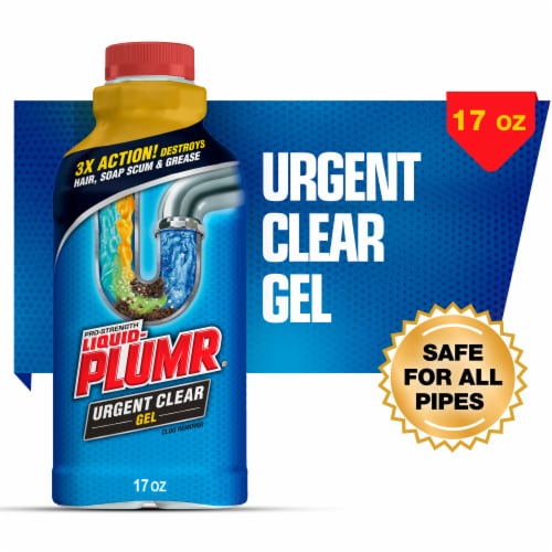 Liquid-Plumr Industrial Strength Urgent Clear Clog Remover Perspective: front