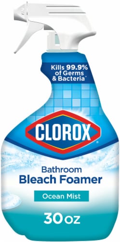 Clorox Bathroom Foamer with Bleach Ocean Mist Perspective: front
