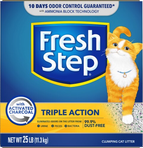 Fresh step triple best sale action cat litter